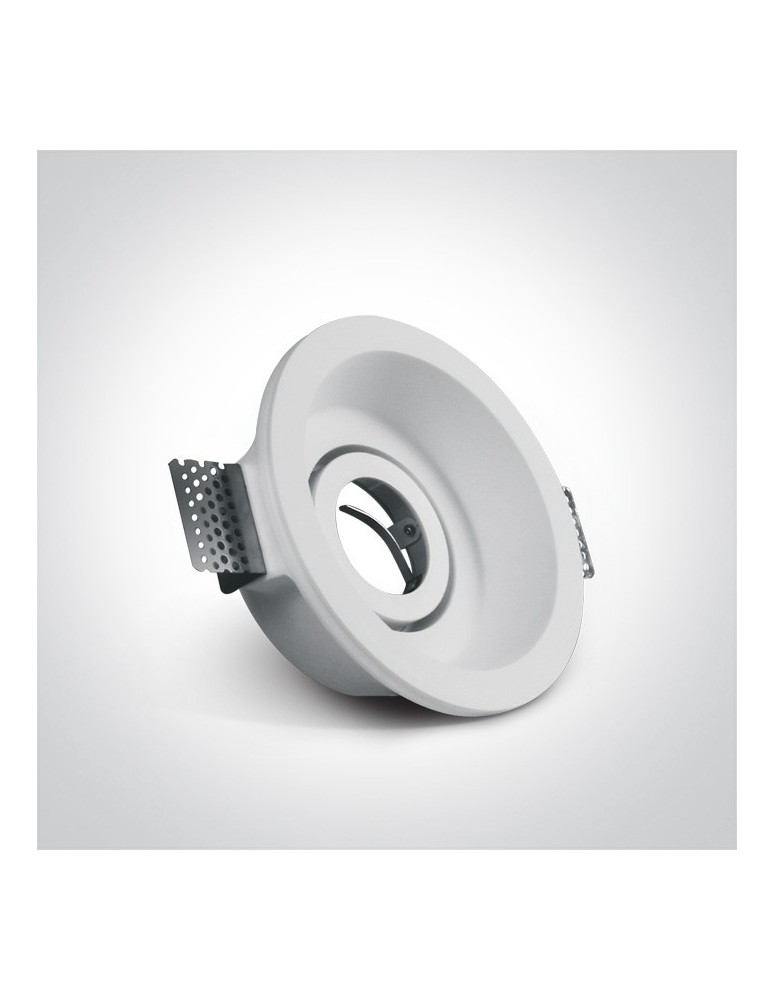 Lampy podtynkowe bezramkowe - trimless - One Light Wpust do zabudowy biały gips sypialnia Praitori 11105GT4 - produkt kolory-swiatla.pl 2