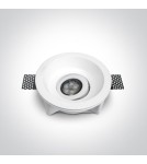 Lampy podtynkowe bezramkowe - trimless - One Light Wpust do zabudowy biały gips sypialnia Praitori 11105GT4 - produkt 3