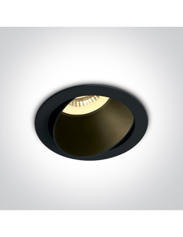 One Light Lampa LED do sypialni czarna Vitali 11105M/B/B