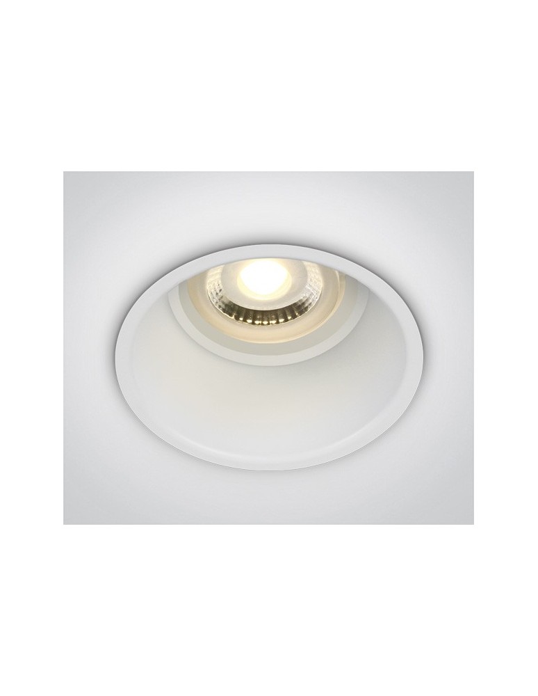 Lampy podtynkowe - oczka - One Light Wpust lampa do kuchni biała Limnatis 11105TG/W - produkt kolory-swiatla.pl 1