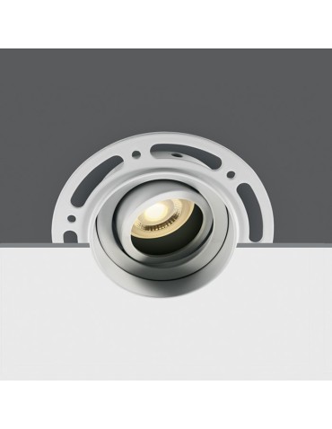 One Light Lampa biała LED sypialnia Kapilio 11105TR/W