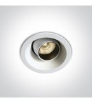 Lampy podtynkowe - oczka - One Light Lampa LED biała do jadalni salonu Ewosmos 11106M/W/W - produkt 1