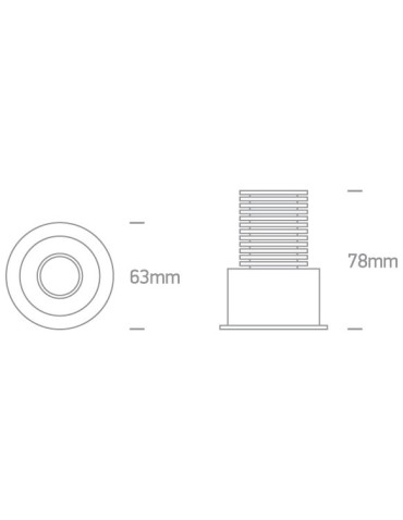 One Light Lampa LED biała do jadalni salonu Ewosmos 11106M/W/W - produkt 2