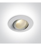 Lampy podtynkowe - oczka - One Light Lampa LED wpust biały uniwersalny Glifada 11107B/W/W - produkt 1