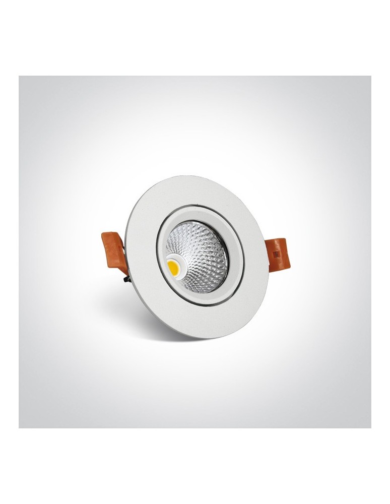 Lampy podtynkowe - oczka - One Light Lampa LED wpust biały uniwersalny Glifada 11107B/W/W - produkt kolory-swiatla.pl 2