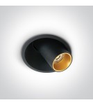 Lampy podtynkowe - oczka - One Light Wpust LED czarny regulowany Karistos 11107C/B/W - product 1