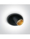 One Light Wpust LED czarny regulowany Karistos 11107C/B/W