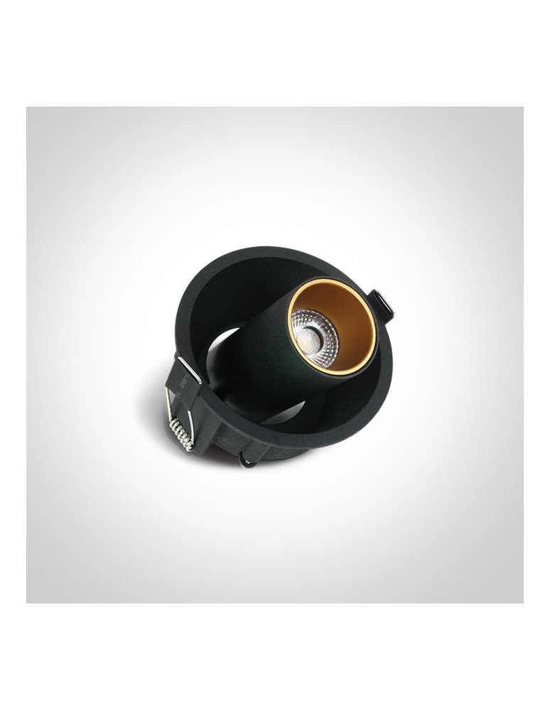 Lampy podtynkowe - oczka - One Light Wpust LED czarny regulowany Karistos 11107C/B/W - product kolory-swiatla.pl 2