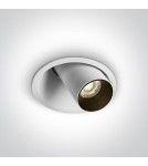 Lampy podtynkowe - oczka - One Light Wpust LED biały regulowany Karistos 11107C/W/W - product 1