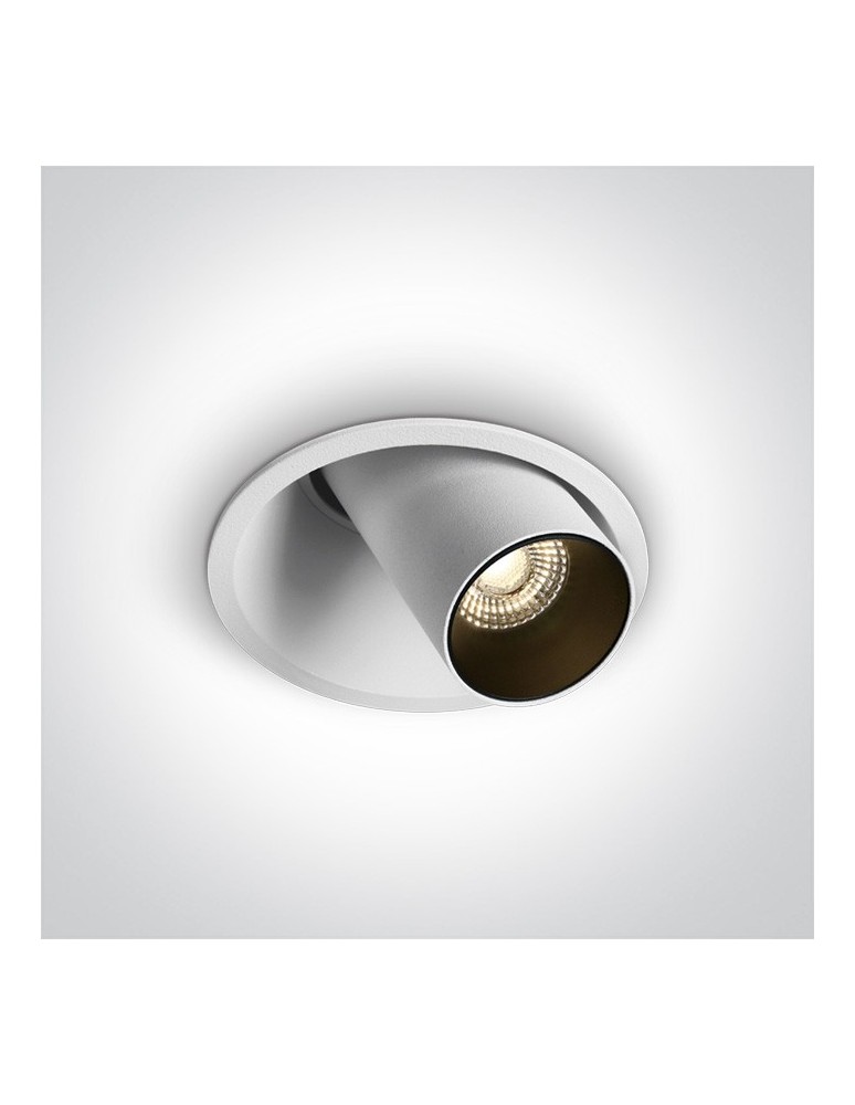 Lampy podtynkowe - oczka - One Light Wpust LED biały regulowany Karistos 11107C/W/W - produkt kolory-swiatla.pl 1