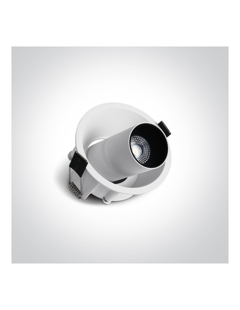 Lampy podtynkowe - oczka - One Light Wpust LED biały regulowany Karistos 11107C/W/W - product kolory-swiatla.pl 2