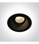 Lampy podtynkowe - oczka - One Light Wpust czarny regulowany Koropi 11107FD/B/W - produkt 1