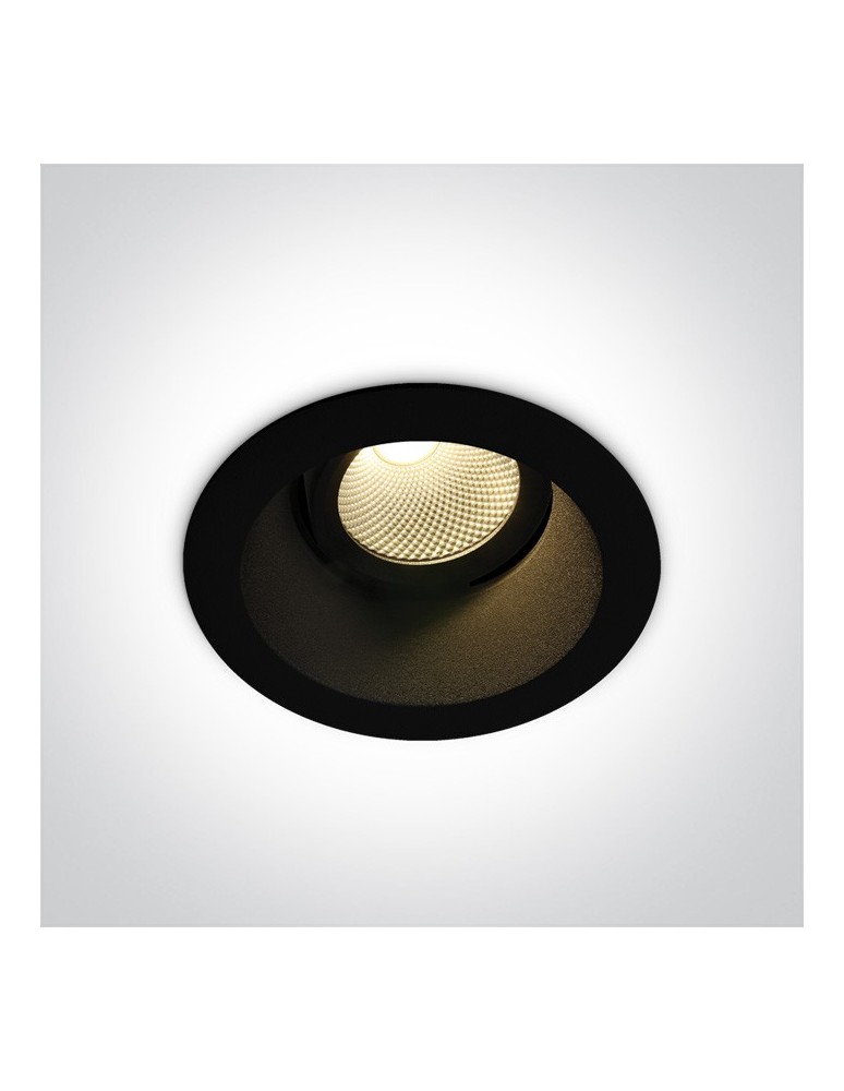 Lampy podtynkowe - oczka - One Light Wpust czarny regulowany Koropi 11107FD/B/W - produkt kolory-swiatla.pl 1