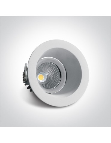 One Light Wpust lampa LED biała Koropi 11107FD/W/C - produkt 2