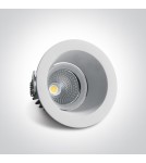 Lampy podtynkowe - oczka - One Light Wpust lampa LED biała Koropi 11107FD/W/EW - produkt 2