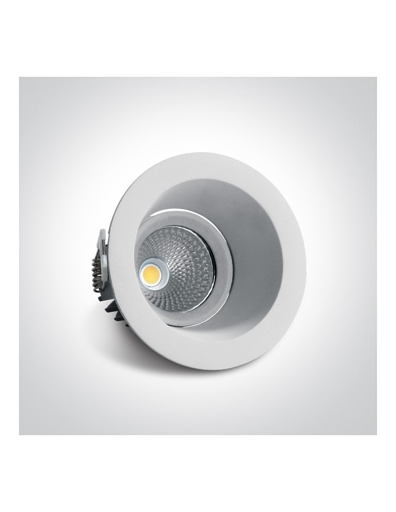 Lampy podtynkowe - oczka - One Light Wpust lampa LED biała Koropi 11107FD/W/EW - produkt kolory-swiatla.pl 2