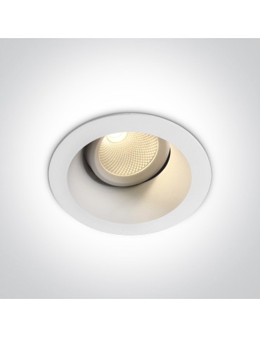 One Light Wpust lampa LED biała Koropi 11107FD/W/W