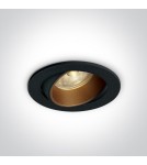 Lampy podtynkowe - oczka - One Light Wpust LED wymienne pierścienie Lamia 11107K/B/W - produkt 1
