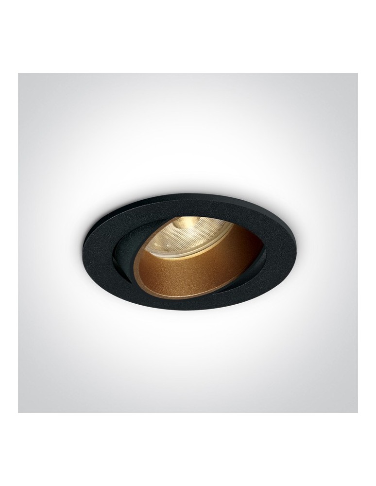 Lampy podtynkowe - oczka - One Light Wpust LED wymienne pierścienie Lamia 11107K/B/W - produkt kolory-swiatla.pl 1