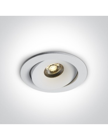 One Light Wpust LED biały zewnętrzny odporny Amarusi 11107P/W/W IP54