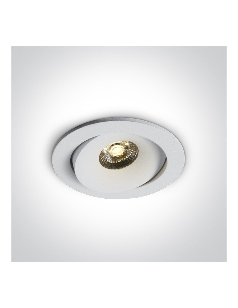 Lampy zewnętrzne podtynkowe - One Light Wpust LED biały zewnętrzny odporny Amarusi 11107P/W/W IP54 - produkt kolory-swiatla.pl 1