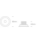 Lampy zewnętrzne podtynkowe - One Light Wpust LED biały zewnętrzny odporny Amarusi 11107P/W/W IP54 - product 3