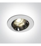 Lampy podtynkowe - oczka - One Light Lampa LED biała do restauracji hotelu Ptolemaida 11110E/W/W - produkt 1