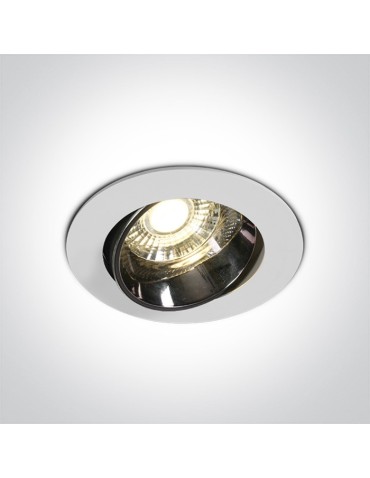 One Light Lampa LED biała do restauracji hotelu Ptolemaida 11110E/W/W