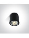 One Light Lampa LED tuba czarna Kroczkos 12105AB/B