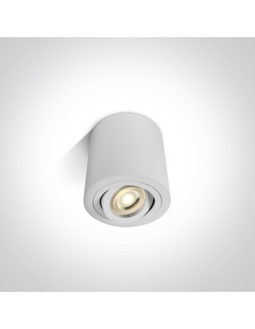 One Light Lampa LED tuba czarna Kroczkos 12105AB/W