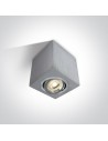 One Light Lampa sufitowa aluminiowa Langadas 12105AC/AL