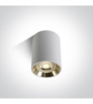 Oprawy sufitowe na wymienne źródło światła - One Light Lampa sufitowa biało-złota Lawrio 12105AL/B/GL - product 1