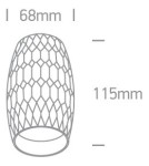 Oprawy sufitowe na wymienne źródło światła - One Light Lampa sufitowa mosiężna stylowa Monolitos 12105H/BS - product 2