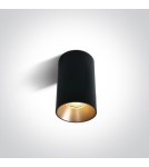 Oprawy sufitowe na wymienne źródło światła - One Light Czarna stylowa lampa sufitowa Mistra 12105M/B - product 1