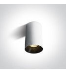 Oprawy sufitowe na wymienne źródło światła - One Light Biała stylowa lampa sufitowa Mistra 12105M/W - product 1