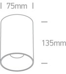 Oprawy sufitowe na wymienne źródło światła - One Light Biała stylowa lampa sufitowa Mistra 12105M/W - product 2