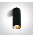 Oprawy sufitowe na wymienne źródło światła - One Light Lampa do salonu czarna walec Mudros 12105MA/B - product 1