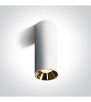 Oprawy sufitowe na wymienne źródło światła - One Light Lampa do salonu biała walec Mudros 12105MA/W - product 1