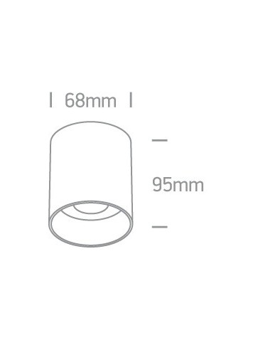 One Light Lampa sufitowa czarna styl kuchnia Muzaki 12105N/B - produkt 2