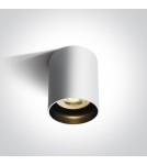 Oprawy sufitowe na wymienne źródło światła - One Light Lampa sufitowa biała styl kuchnia Muzaki 12105N/W - product 1