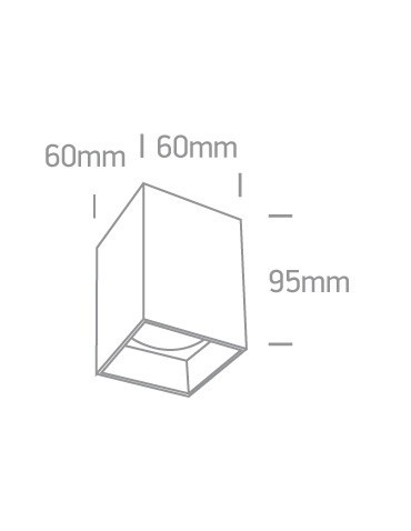 One Light Lampa sufitowa loft styl czarna Nikomidia 12105NA/B - produkt 2