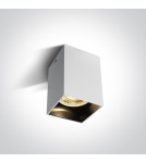 Oprawy sufitowe na wymienne źródło światła - One Light Lampa sufitowa loft styl biała Nikomidia 12105NA/W - product 1