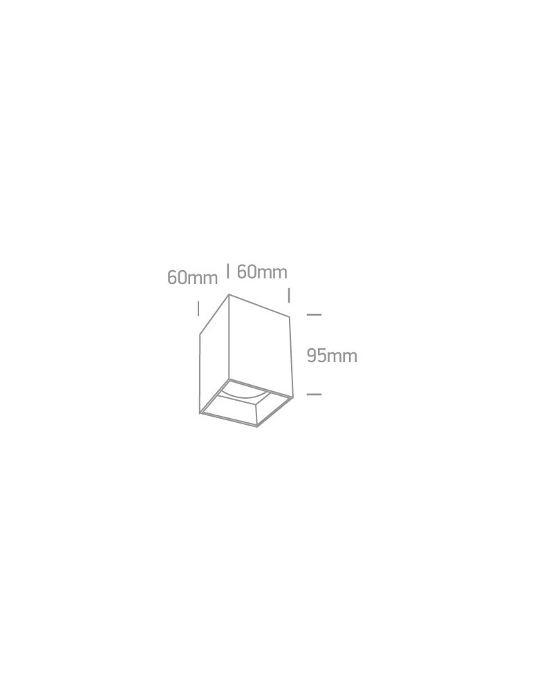 Oprawy sufitowe na wymienne źródło światła - One Light Lampa sufitowa loft styl biała Nikomidia 12105NA/W - product kolory-swiatla.pl 2