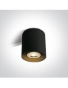 One Light Lampa sufiotwa czarna walec Roda 12105T/B