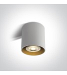 Oprawy sufitowe na wymienne źródło światła - One Light Lampa sufiotwa czarna walec Roda 12105T/W - produkt 1