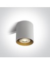 One Light Lampa sufiotwa czarna walec Roda 12105T/W
