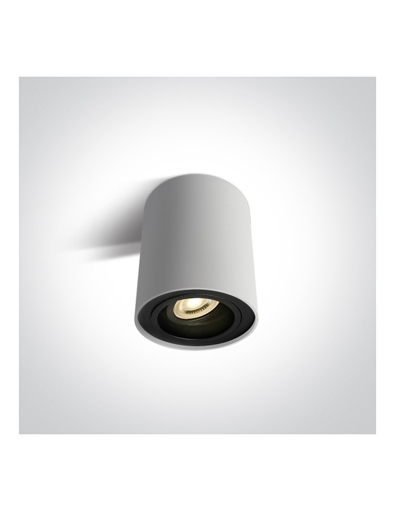 Oprawy sufitowe na wymienne źródło światła - One Light Lampa sufitowa salon mieszkanie Nemea 12105Y/W - produkt kolory-swiatla.pl 1