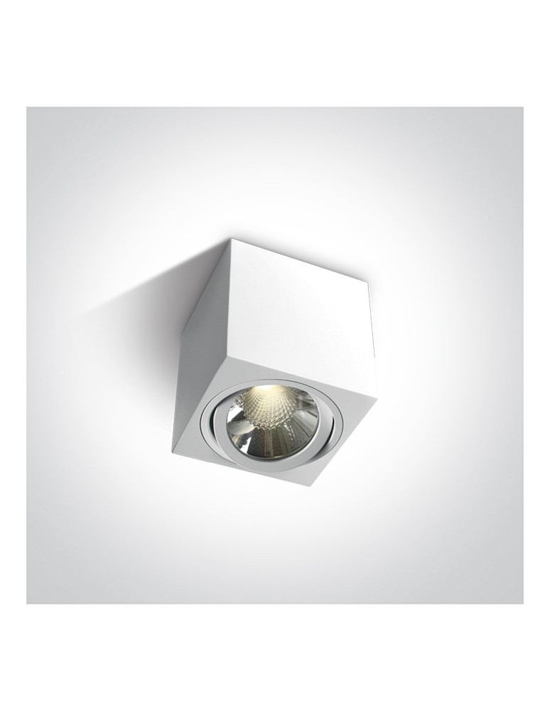 Oprawy sufitowe LEDowe - One Light Lampa sufitowa LED mieszkanie salon Oropos 12106CA/W/W - produkt kolory-swiatla.pl 1