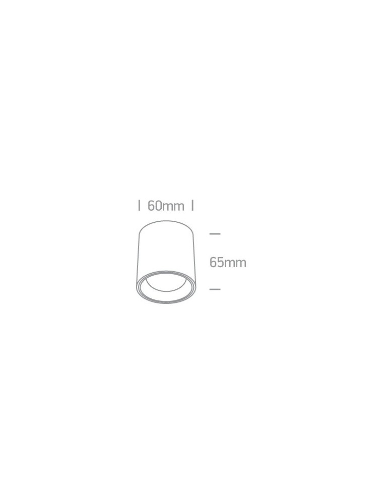 Oprawy sufitowe LEDowe - One Light Lampa sufitowa LED przyjemne światło Pitagorio 12107K/B/W - product kolory-swiatla.pl 2