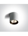One Light Lampa sufitowa LED przyjemne światło Pitagorio 12107K/W/W